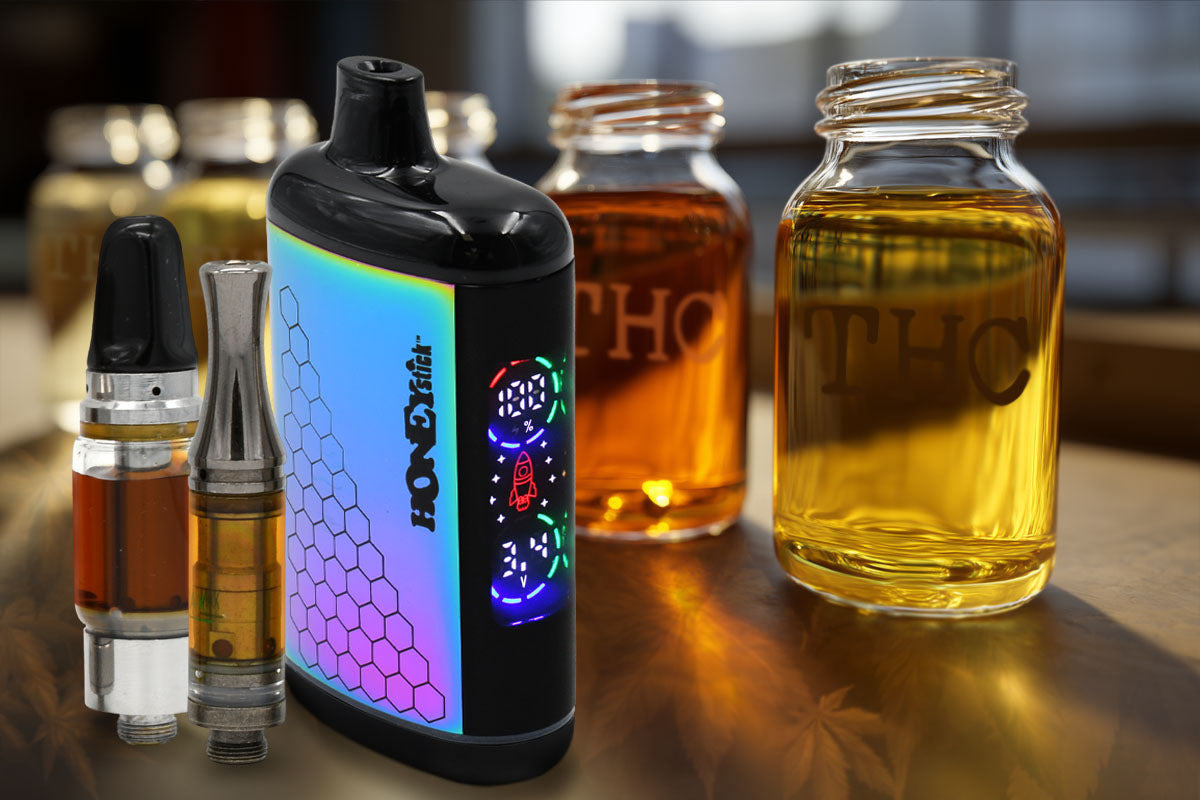 can you smoke honey in a vape Honeystick Cannabis Oil Pens Review sour fcuking fab geek strawberry colada Flavor:Grumpy Lime