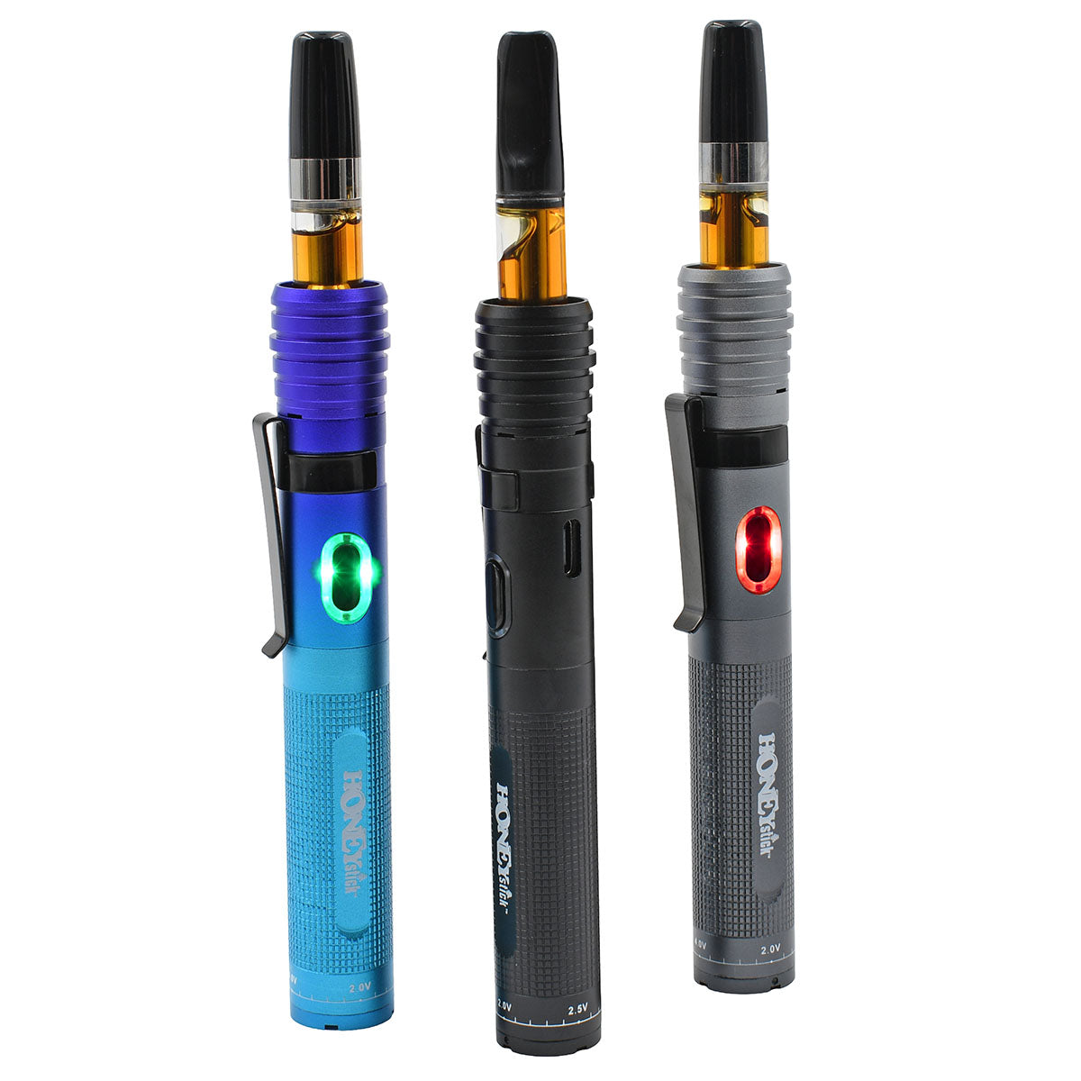 Tactical 510 Cart Pen with Twist VV. 650mAh Vape Battery in 3 color options.