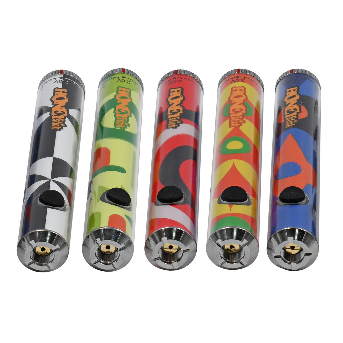 5 colors Honeystick 510 Twist Vape Pen Battery, with Variable Voltage and  650mAh Capacity 