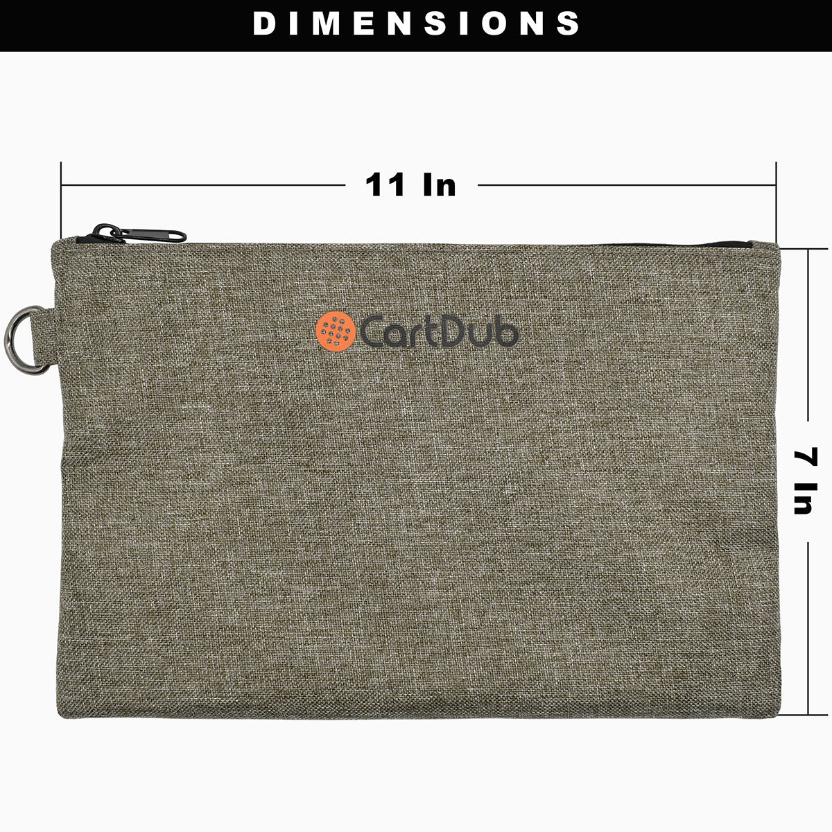 Dimensions of the Large Smell Proof Pouch