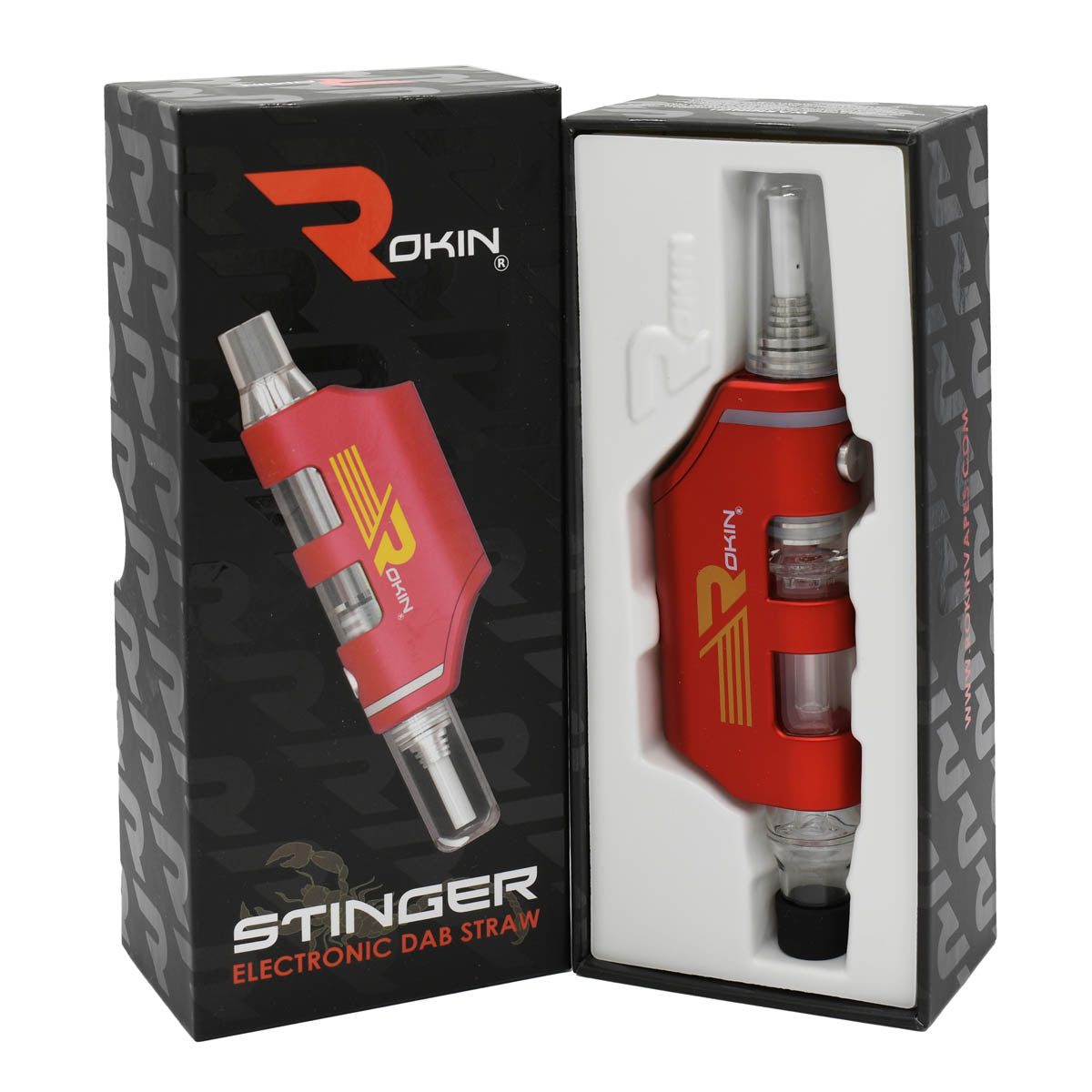 Rokin Stinger electric nectar collector Red color option - packing