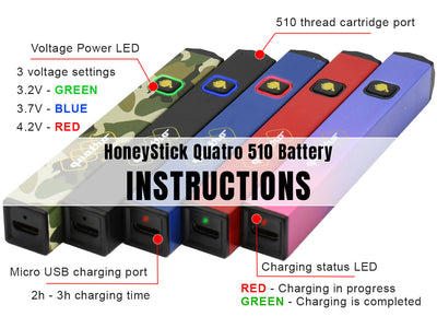 ion mini vape battery instructions HoneyStick Quatro 510 Final Edition Voopoo Argus G3 Pod Flavor:Strawberry Watermelon Coconut