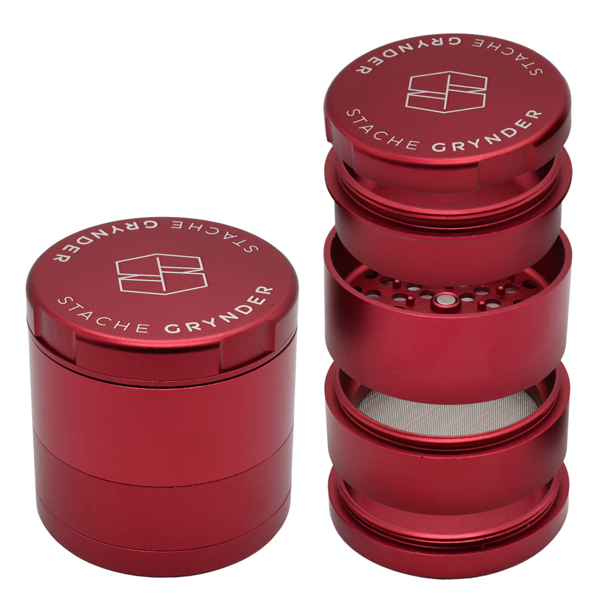 5PC Herb Grinder - Stache Grynder