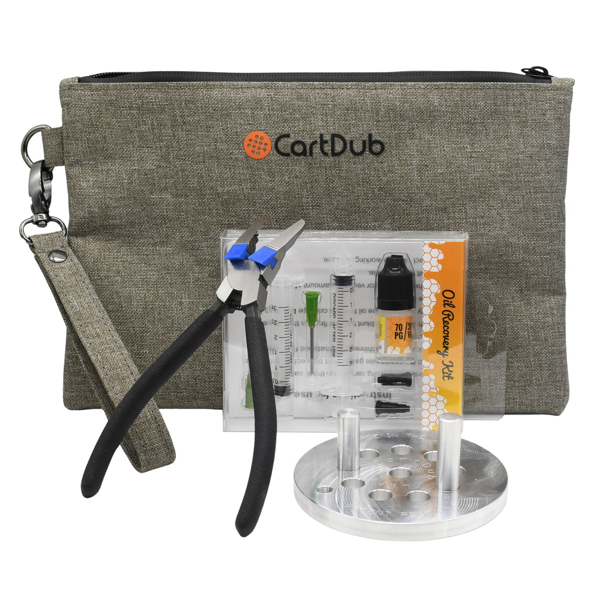 CartDub Kit to open and remove oil from carts