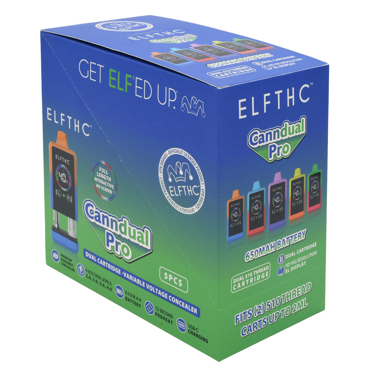 Elf Canndual Pro Dual Cart Vape Battery Concealer