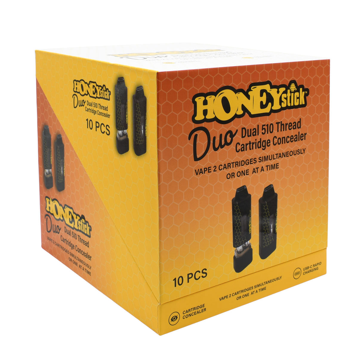 HoneyStick DUO Cartridge Vape - Autodraw Dual 510 Cart Battery