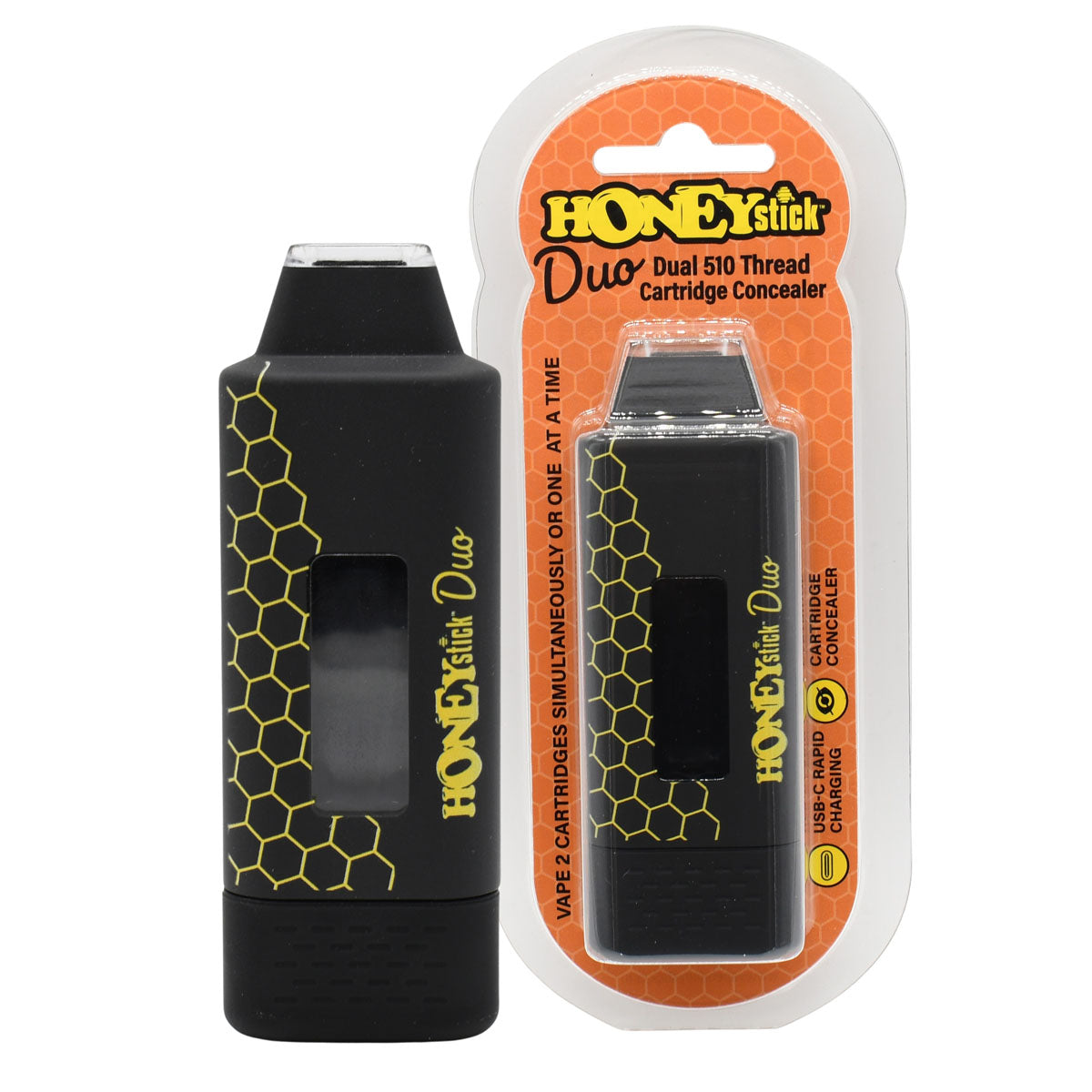 HoneyStick DUO Cartridge Vape - Autodraw Dual 510 Cart Battery HoneyStick DUO Cartridge Vape - Autodraw Dual 510 Cart Battery
