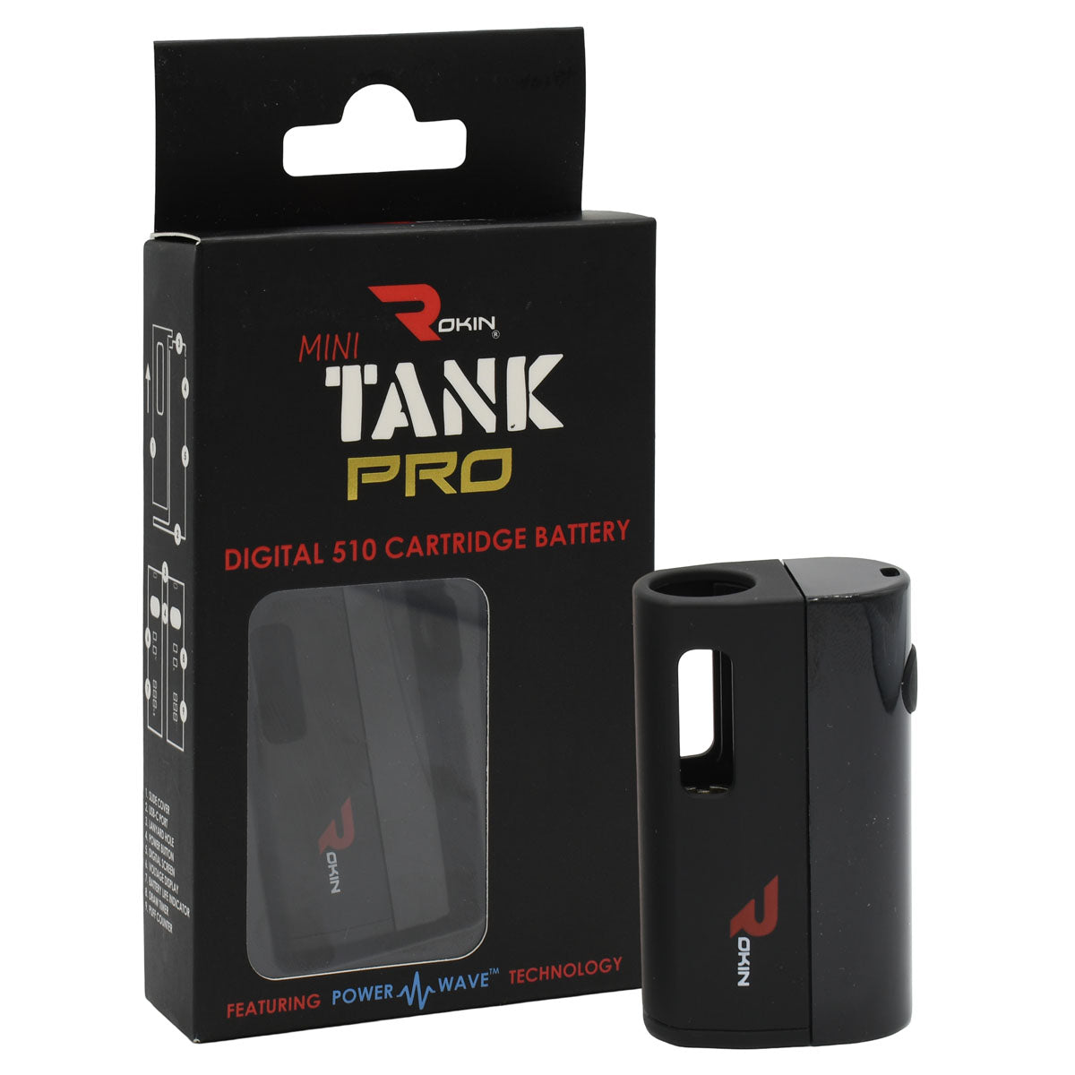 Black Rokin TANK PRO Digital Cart Battery