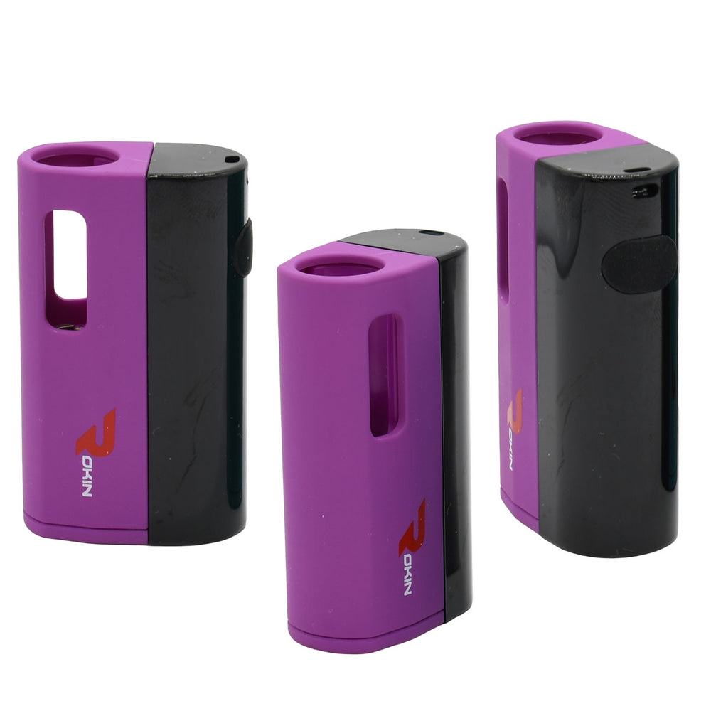 tank vape battery Rokin PRO Digital Cart – HoneyStick Color:Damascus Silver labor-day-sale Green Apple Sour Straws
