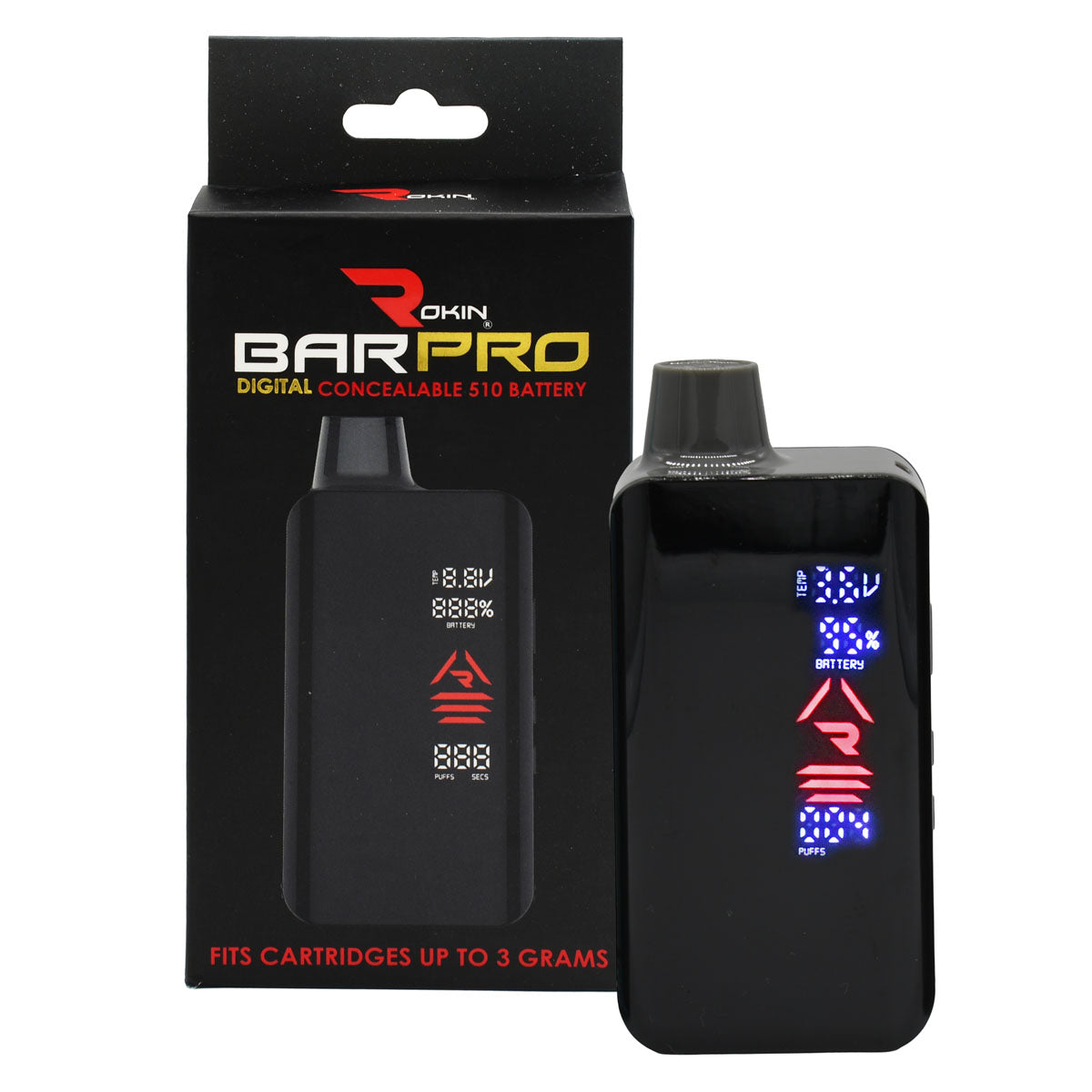 Titanium Rokin BAR PRO Digital Vape Packaging