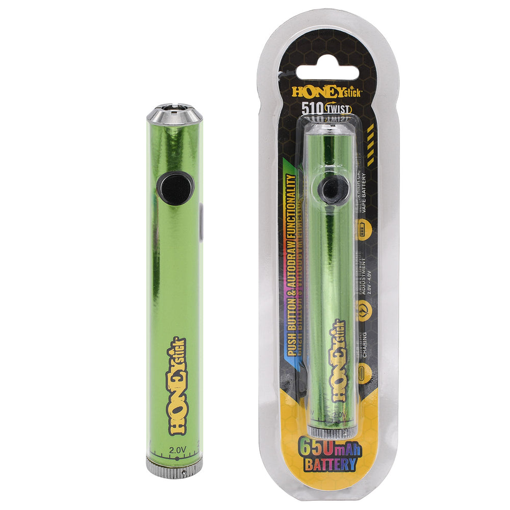 twist vape battery Designer 510 Pen Color:Smooth Tobacco 24mg Lychee / Violet Blue Razz - LIQmate