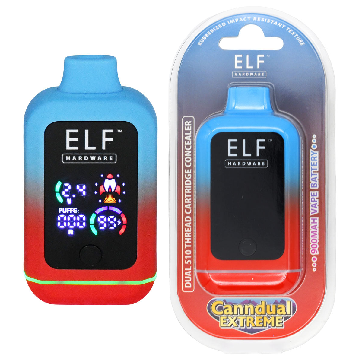 Elf Canndual Extreme - Conceal Dual 510 Thread Cart Battery