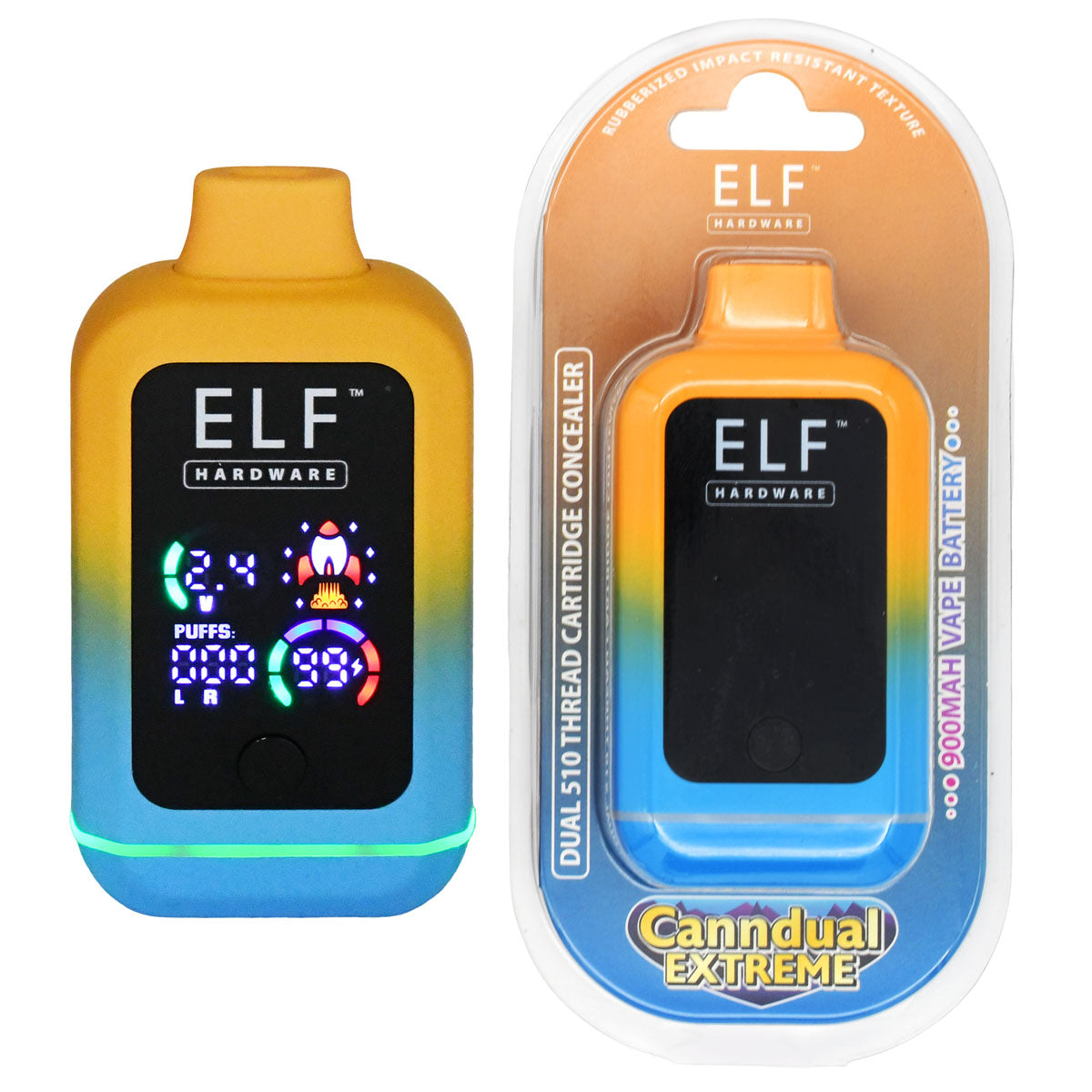 Elf Canndual Extreme - Conceal Dual 510 Thread Cart Battery