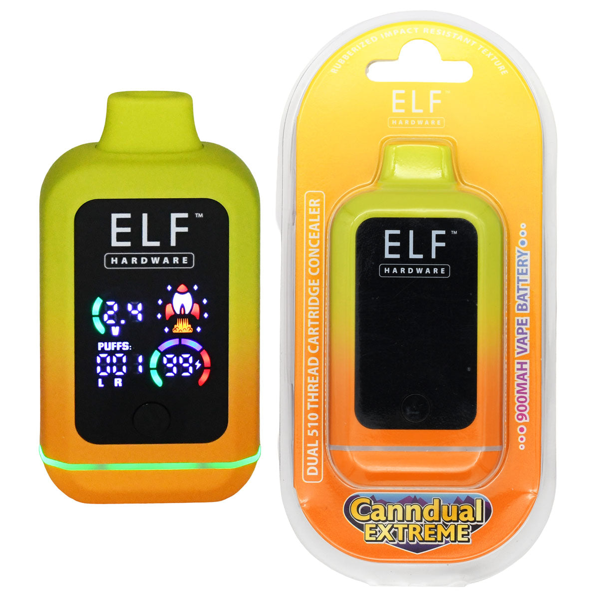 Elf Canndual Extreme - Conceal Dual 510 Thread Cart Battery