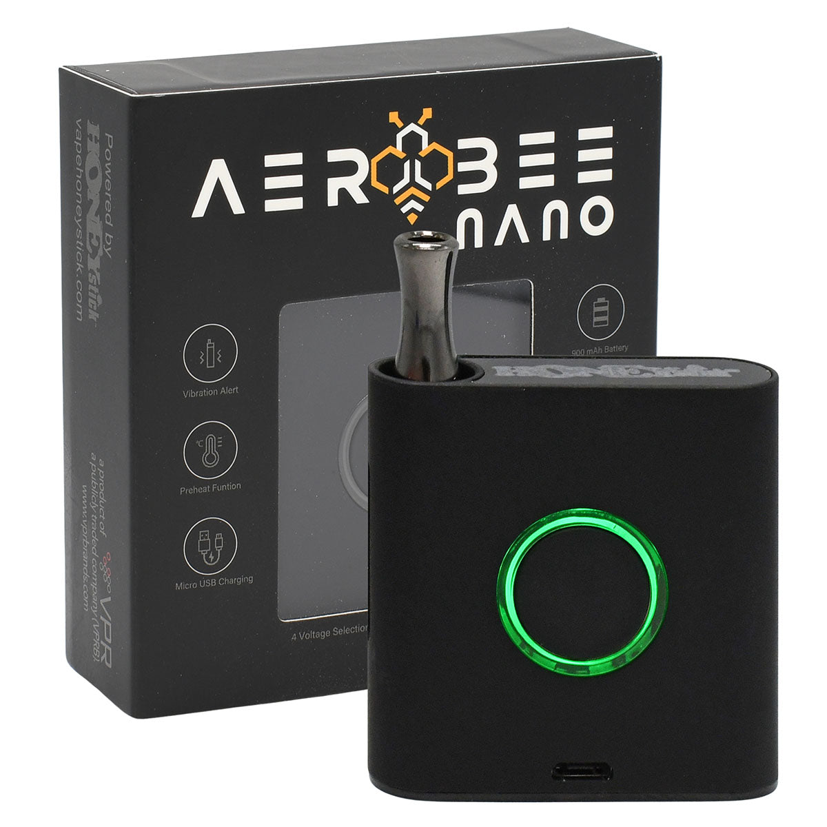 AeroBee Nano Vaporizer for 510 Thread Cartridges for Wax & Oil AeroBee Nano Vaporizer for 510 Thread Cartridges for Wax & Oil