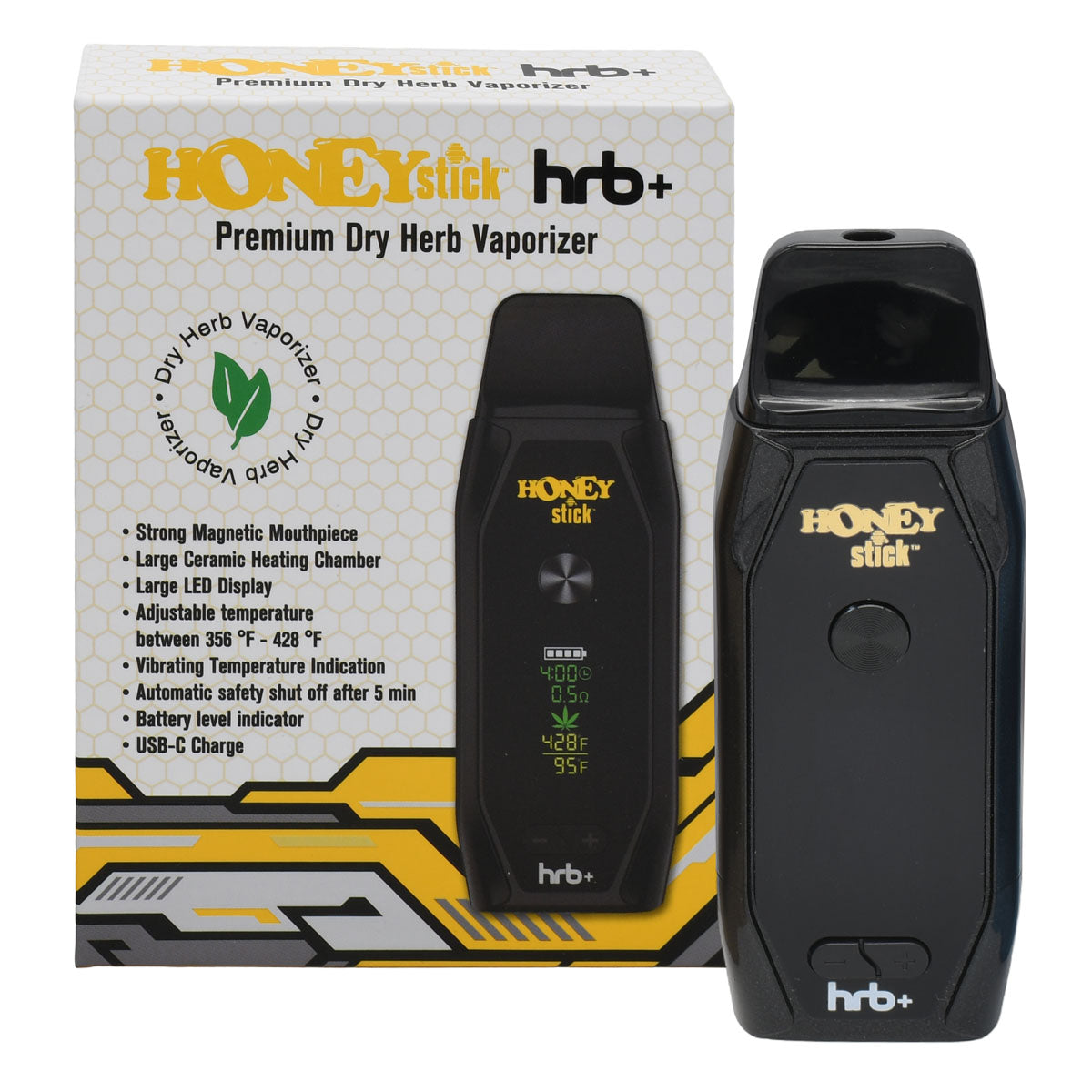HRB+ Premium Dry Herb Vaporizer by HoneyStick HRB+ Premium Dry Herb Vaporizer by HoneyStick