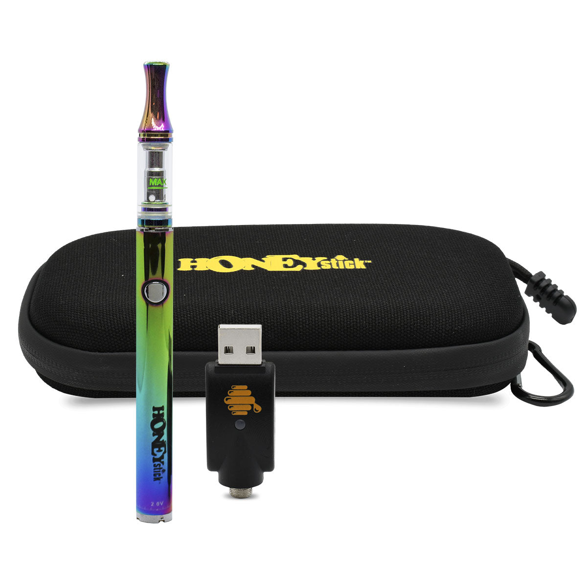 HoneyStick Twist 51 Vape Pen Kit (in black, silver & multi color) HoneyStick Twist 51 Vape Pen Kit (in black, silver & multi color)