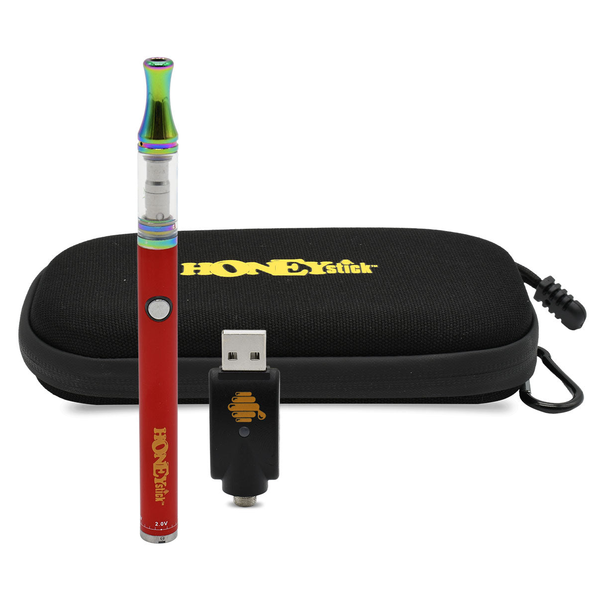 HoneyStick Twist 51 Vape Pen Kit (in black, silver & multi color) HoneyStick Twist 51 Vape Pen Kit (in black, silver & multi color)