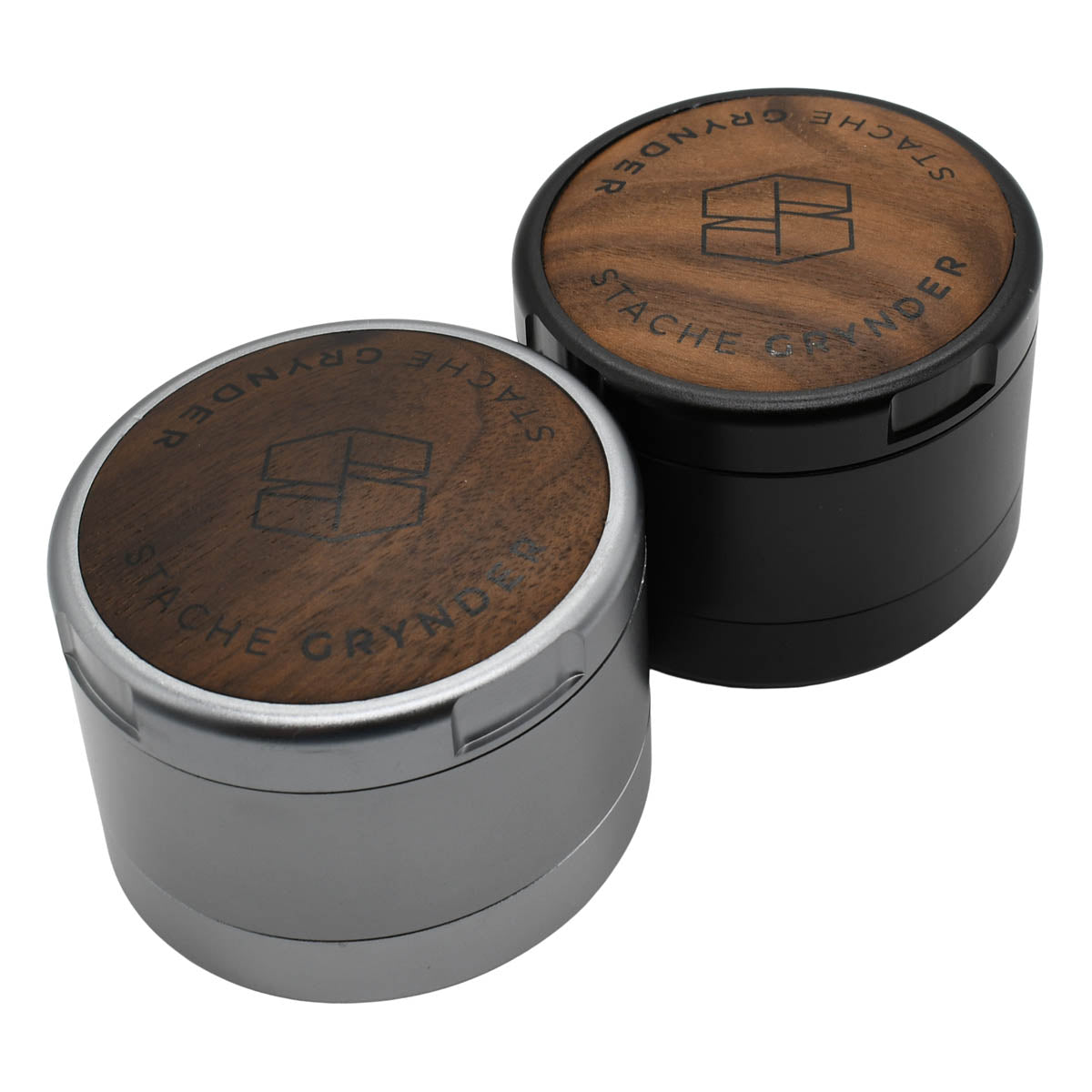3PC Herb Grinder - Stache Grynder