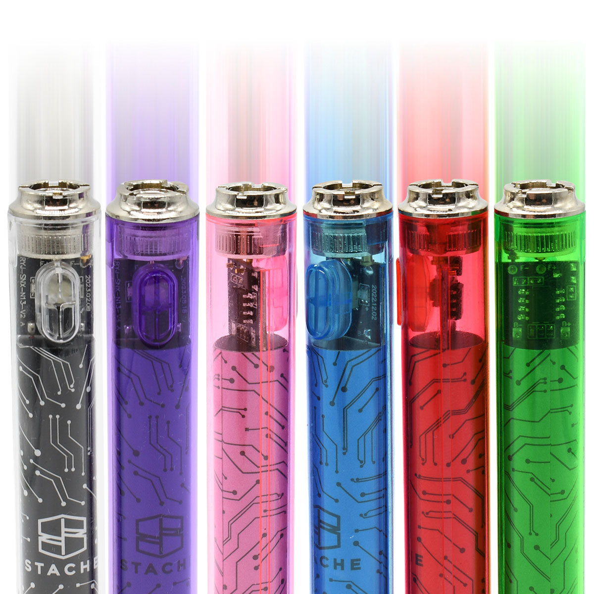 Transparent 510 Thread Batteries