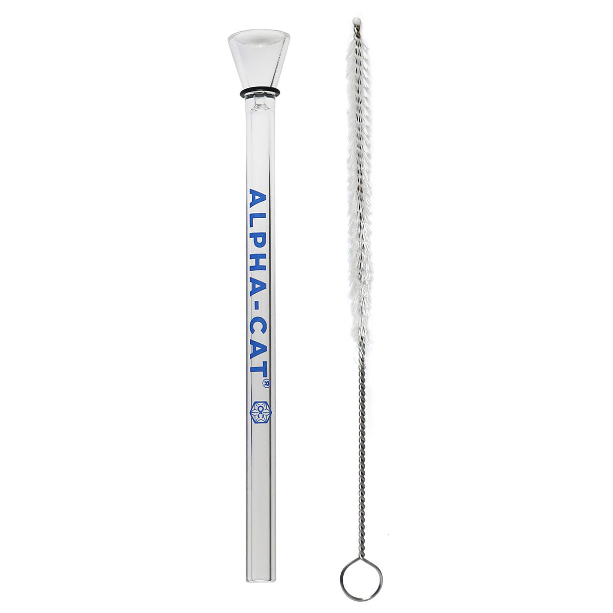 Alpha Cat Glass Downstem, Cleaning Brush and O-Ring Kit