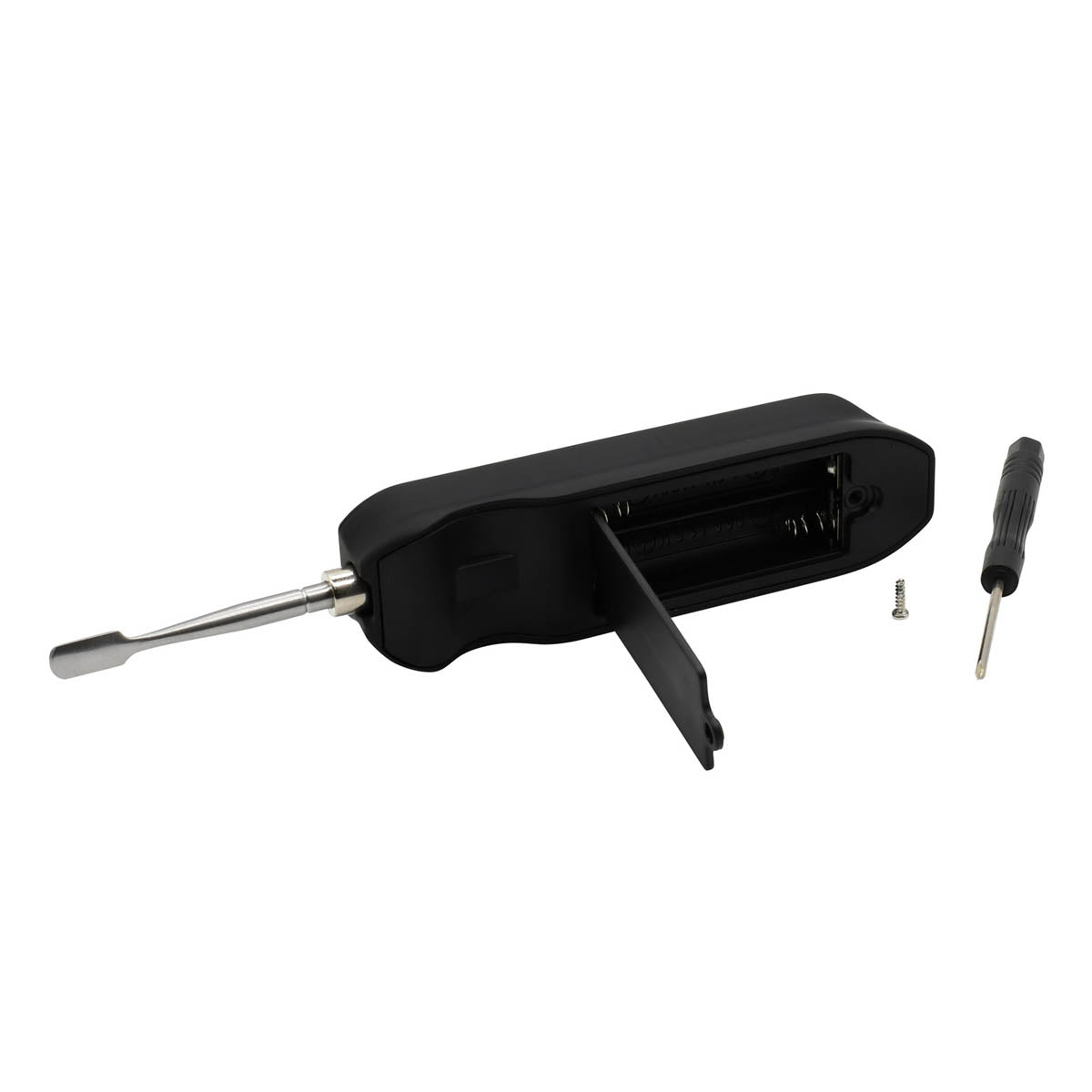 Precision Digital Scale Black - open battery holder 