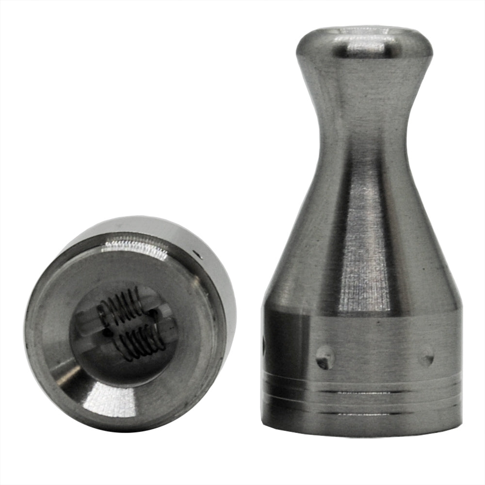 Aficionado Hookah Tip Dual Quarts Mouthpiece for Wax & Concentrates