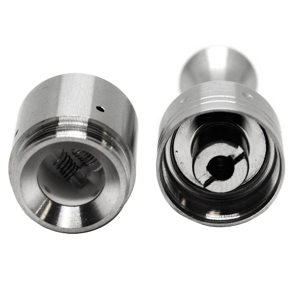 Aficionado Hookah Tip Dual Quarts Mouthpiece for Wax & Concentrates