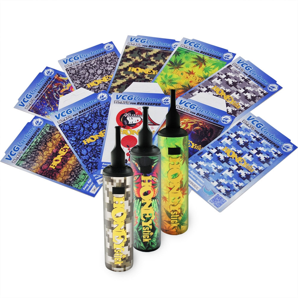 Custom Skins for Honeystick Beekeeper - Perfectly sized customized wraps for your vape. Custom Skins for Honeystick Beekeeper - Perfectly sized customized wraps for your vape.