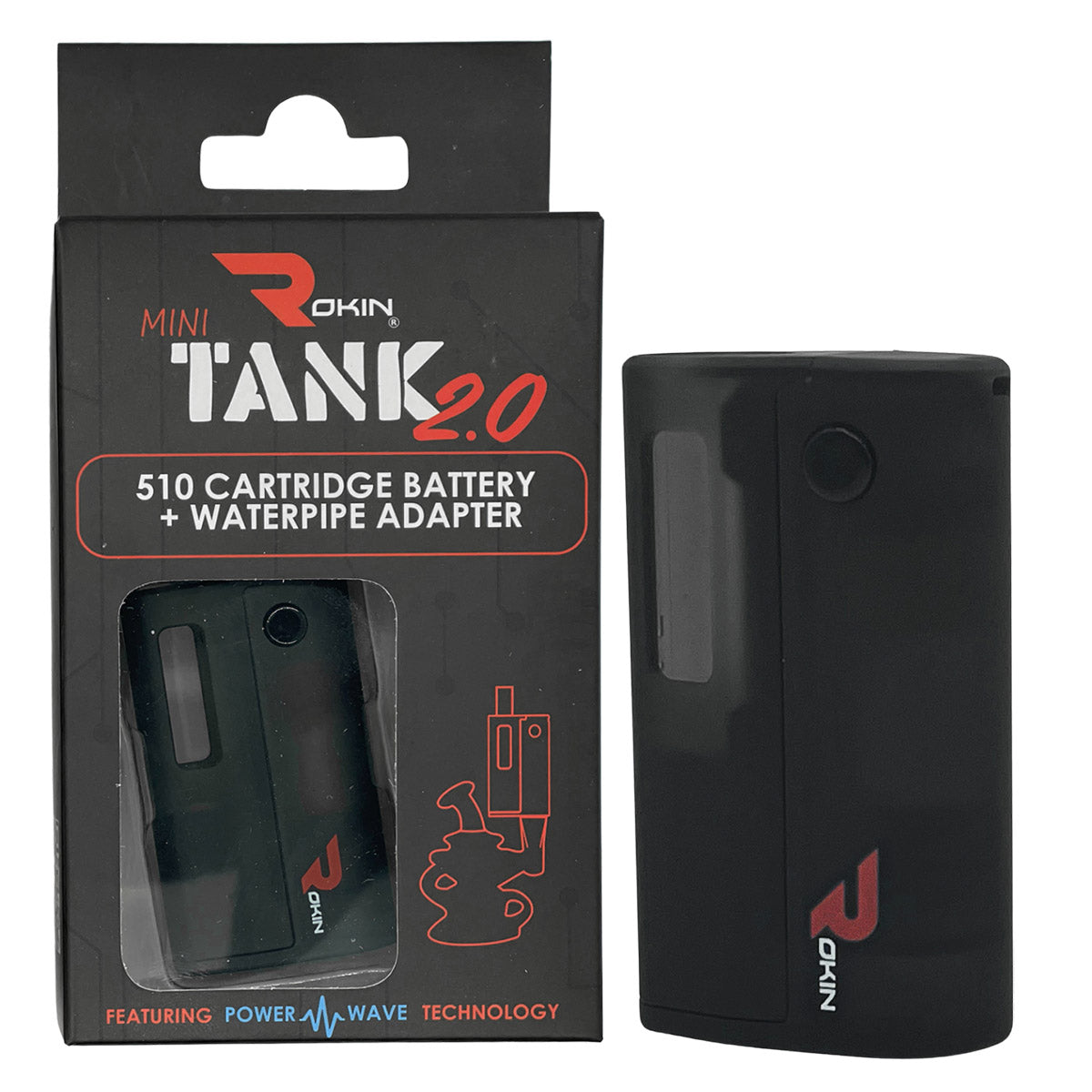 mini tank vape Rokin TANK Mini 2.0 510 Cart Battery Mod Vape – HoneyStick