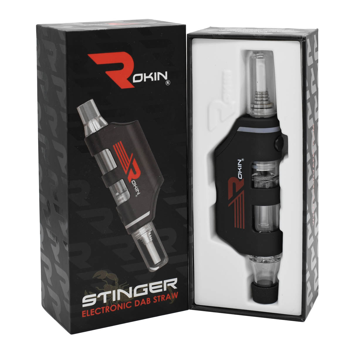 Rokin Stinger electric nectar collector black color option - packing