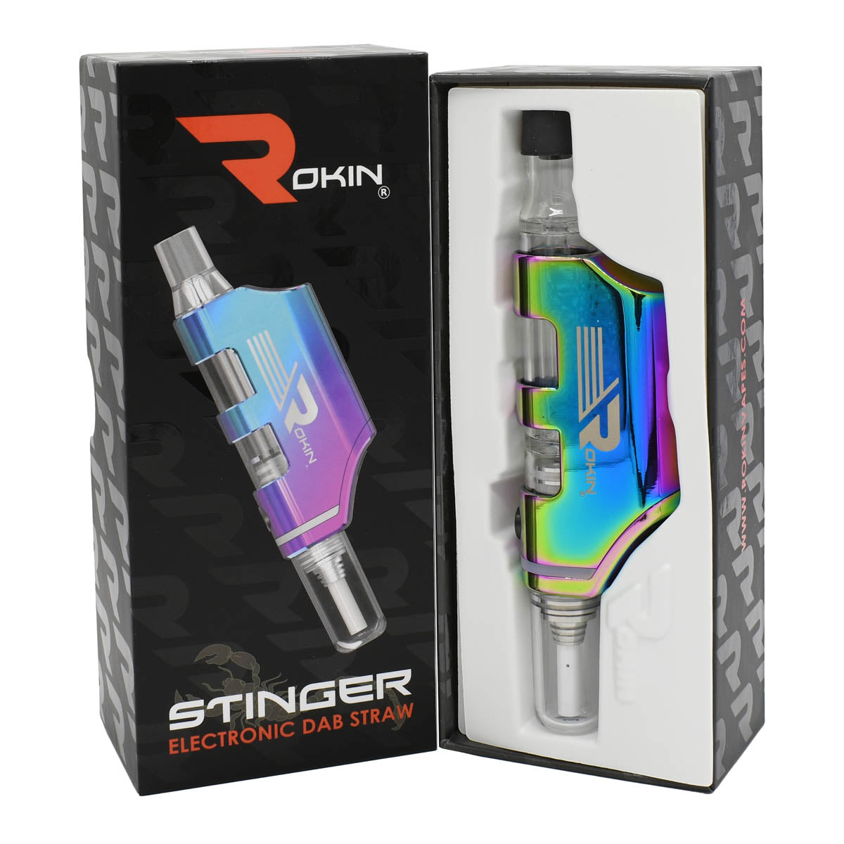 Rokin Stinger electric nectar collector Multicolor color option - packing